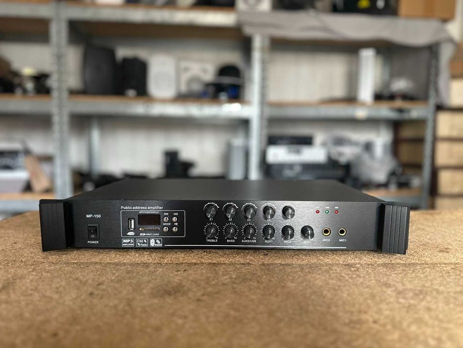 Трансляційний підсилювач MP-150 5zones ( 5 регуляторів гучності )