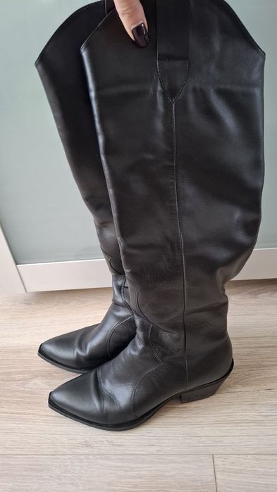 Кожані козачки жіночі