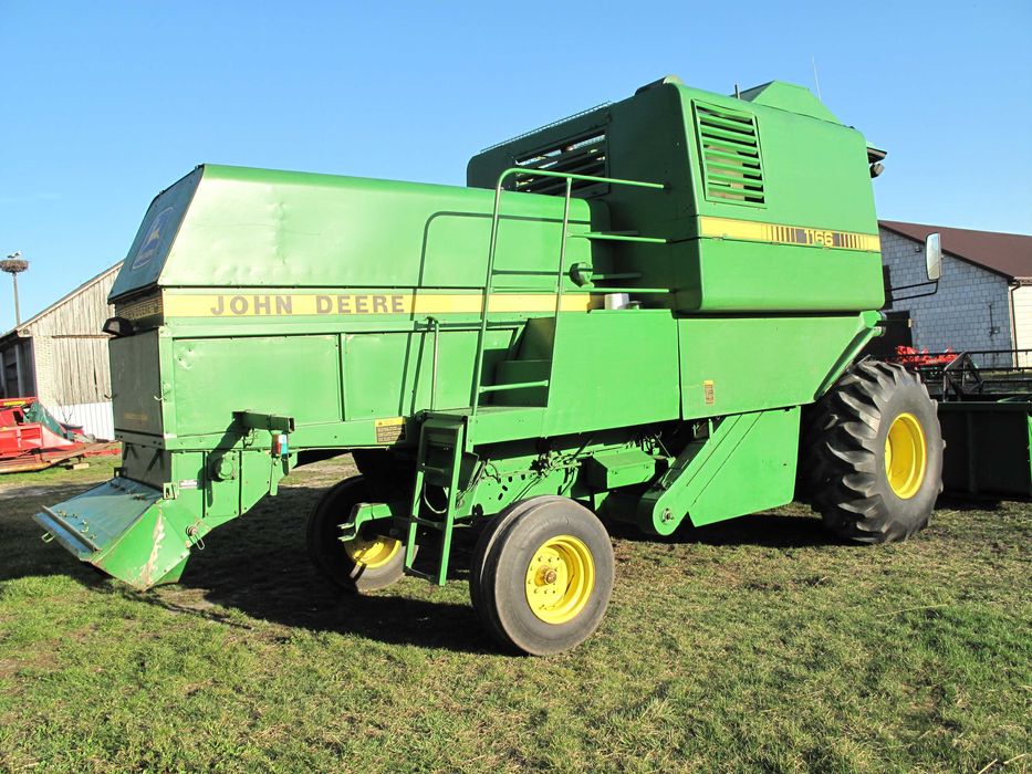 Kombajn Zbożowy John Deere 1166 Klima Sieczkarnia Heder 3,60