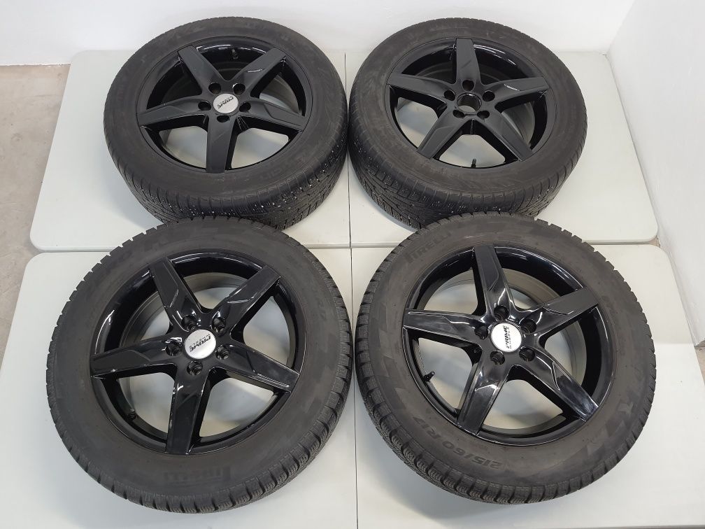 Диски р17 5/114,3 Nissan,Renault,Dacia з зимовою гумою Pirelli 215/60