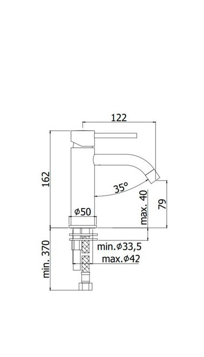 Змішувач для раковини Paffoni Light chrome LIG071CR, новий