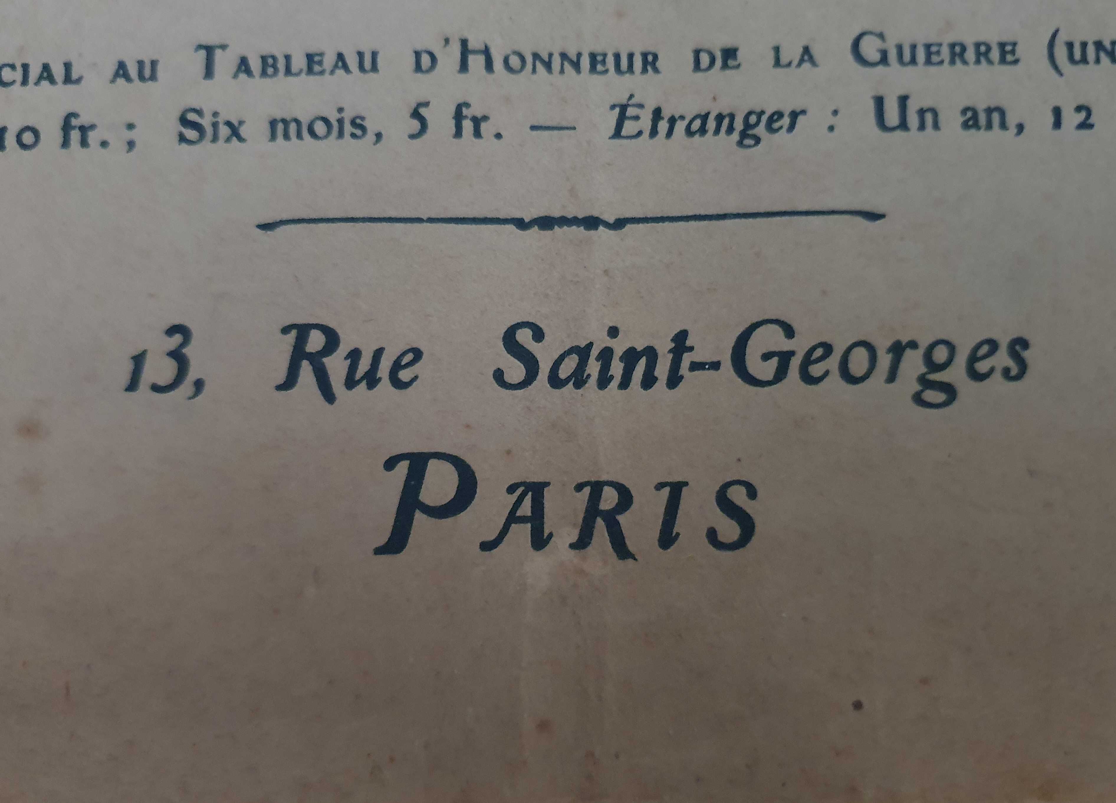 Jornal - Journal Universel L'Illustration nr. 3934 - Paris - 1918