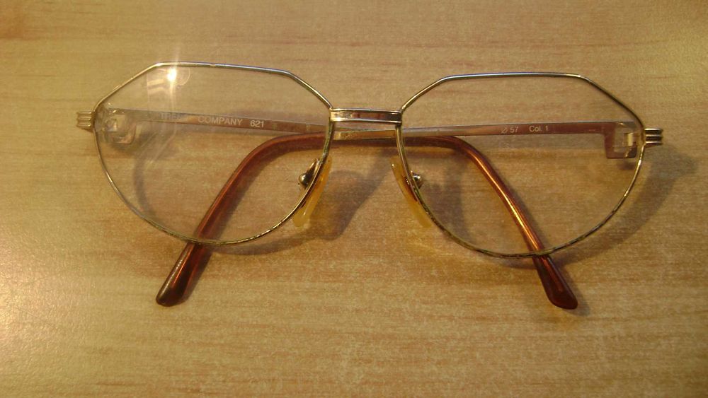 Starocie z PRL - Okulary damskie korekcyjne +2 dioptrie rozstaw 13 cm