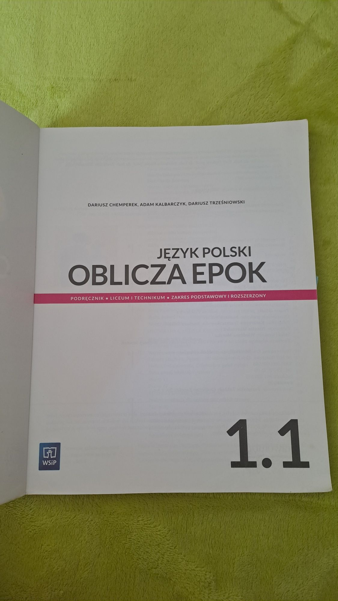 Podręcznik z j.polskiego do 1 klasy technikum/liceum