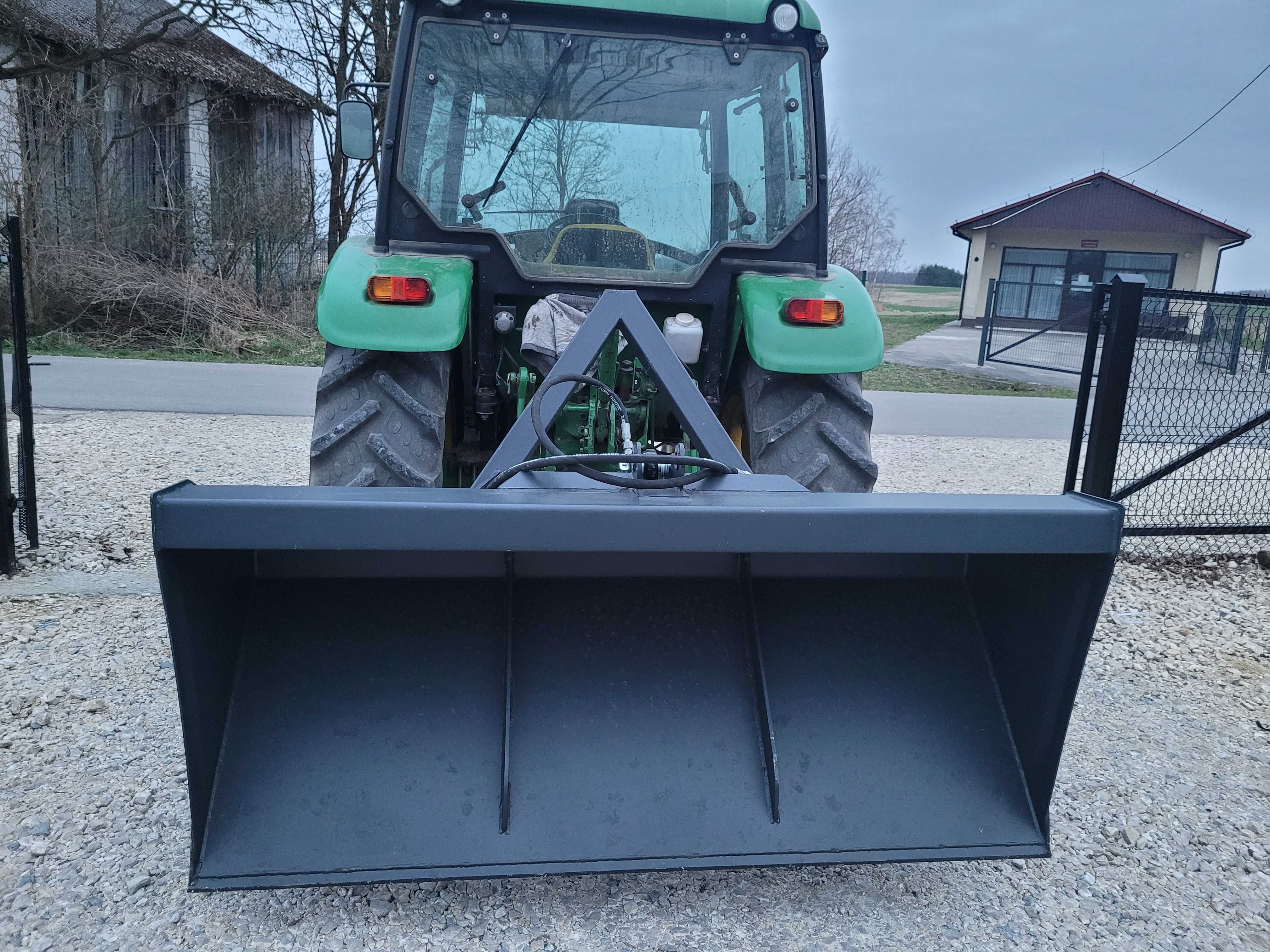 Łyżka/ łycha na tył ciągnika z KIPREM HYDRAULICZNYM Szufla 1.4 do 2.0m