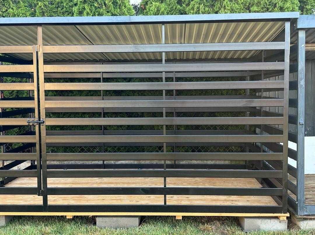 Kojec dla psa panel_drewno_dostawa