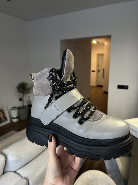 Черевики зимові з натуральним хутром шкіряні