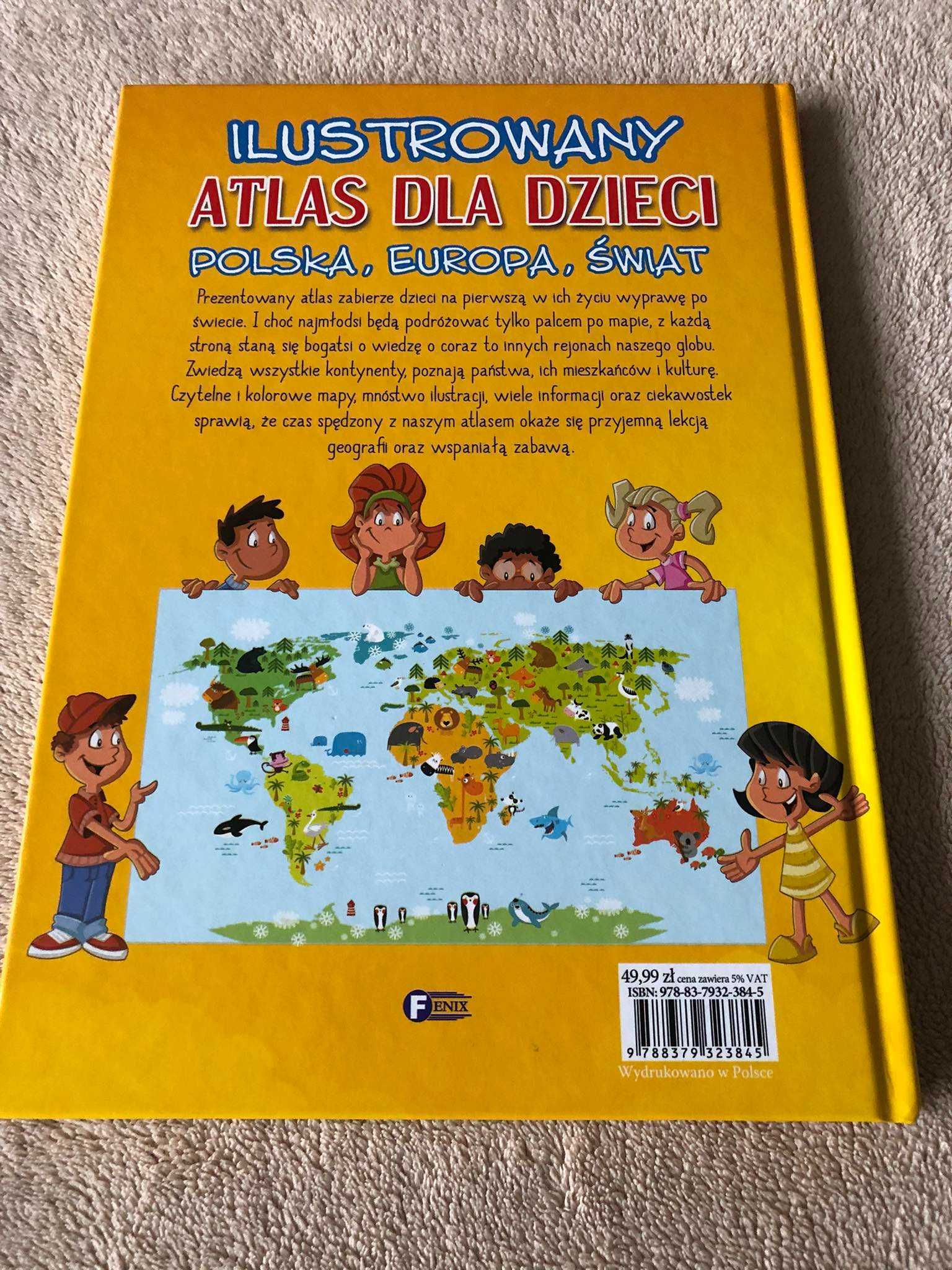 J.NOWE 2 książki dla dzieci, atlas, legendy, 1/3 CENY