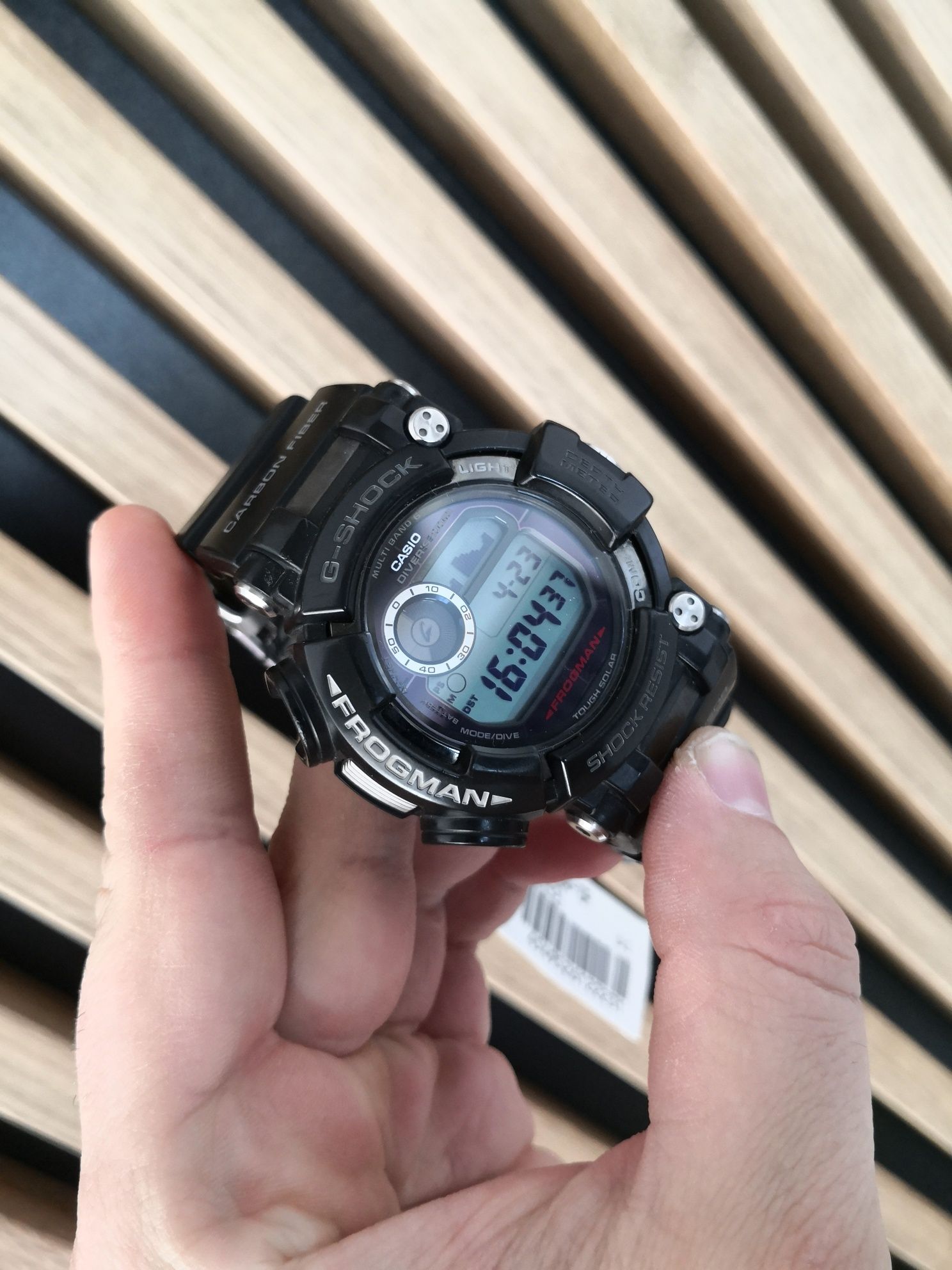 Casio G Shock GWF d1000 Frogman full set szafir solar Japan Okazja