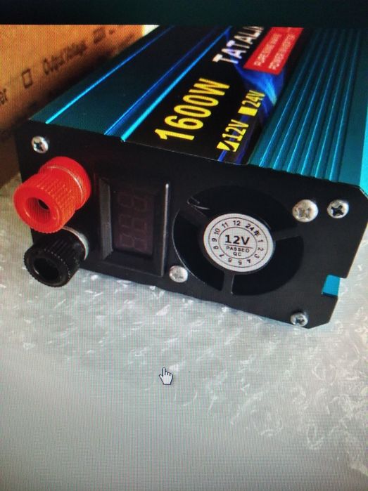 Інвертор 12V-220 TATALIKEN 1600W чиста синусоїда підходить для котла