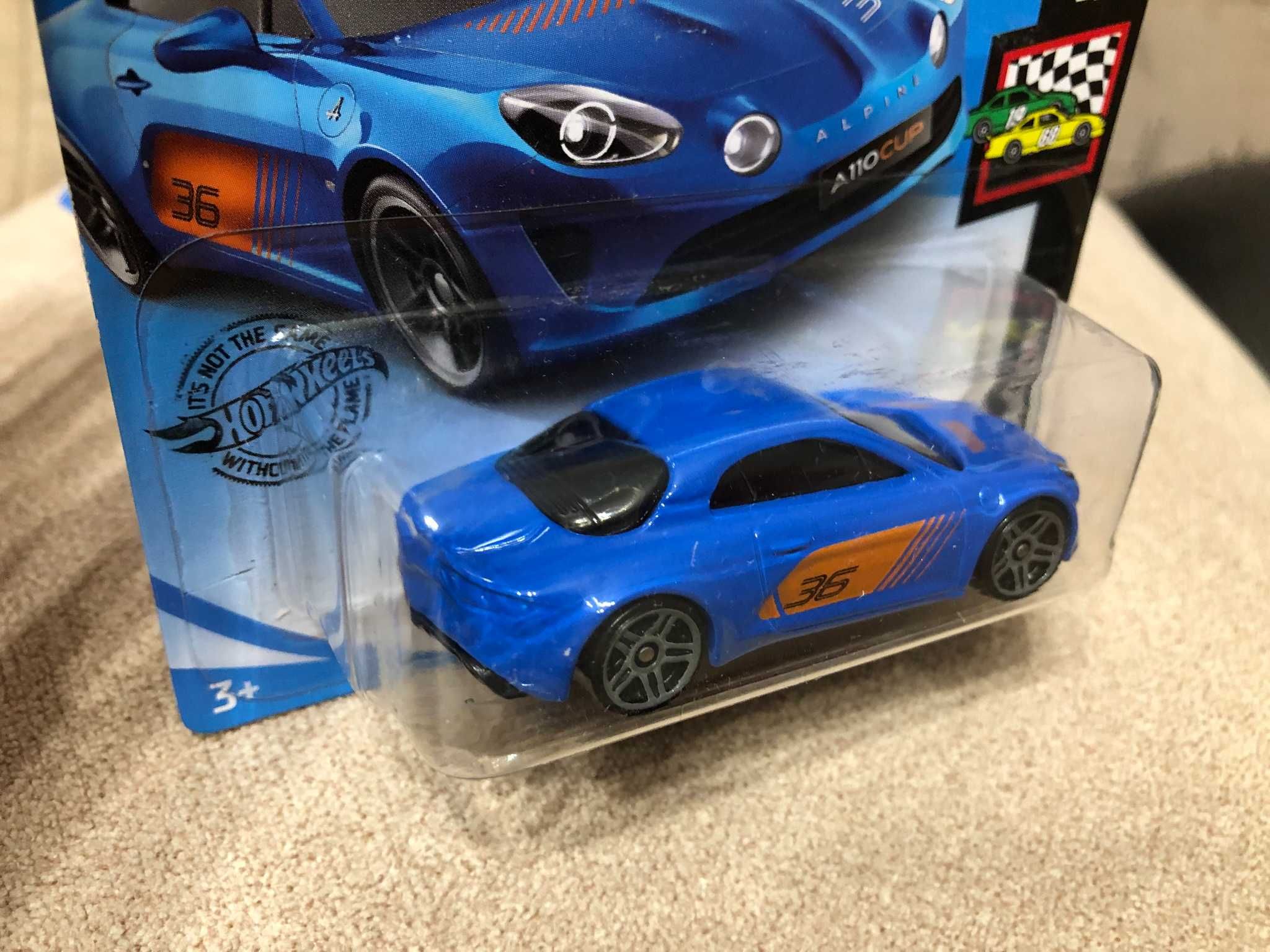 Машинка Hot Wheels "Alpine A110 Cup" (Porsche, новая, спорткар)