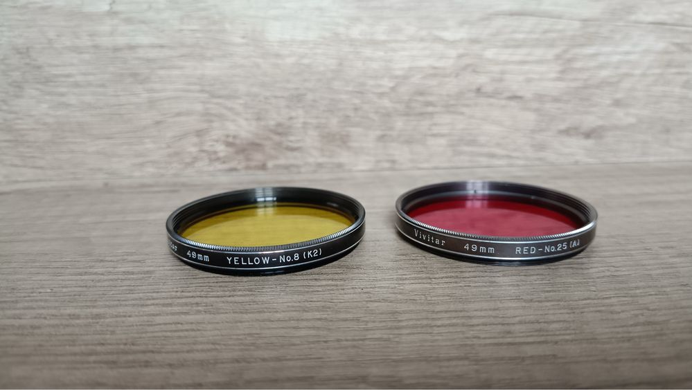 Vivitar 49mm Yellow світлофільтр для чорно-білоі фотографіі