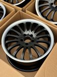 Felgi aluminiowe 5x112 czarna satyna rant cnc