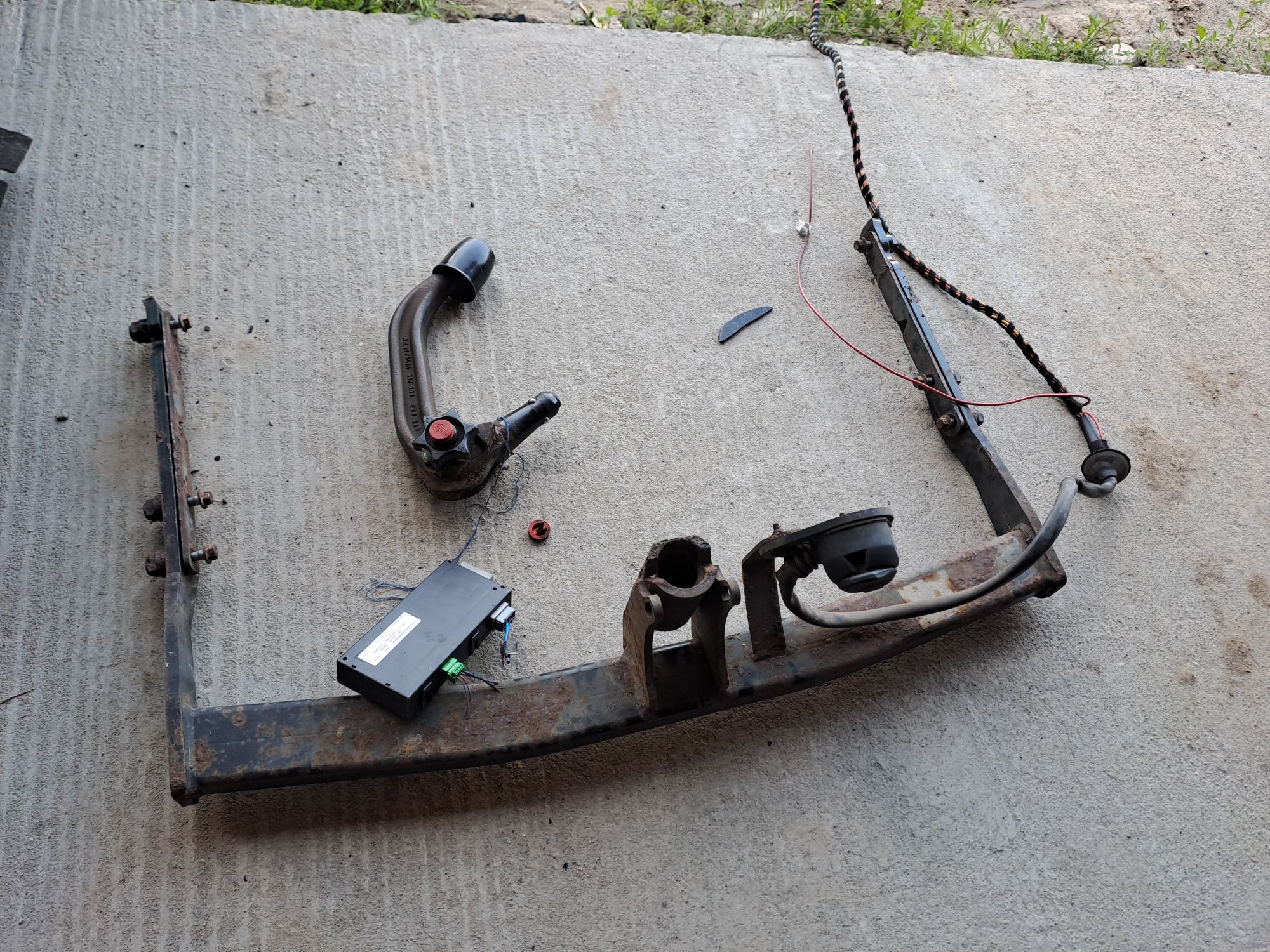 Hak wpinany Ford s-max mk1 belka kula kluczyki moduł komplet