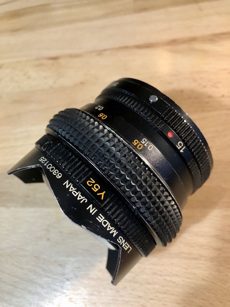 Obiektyw KONICA Hexanon UC Fish-eye AR 15mm F/2.8 unikat!