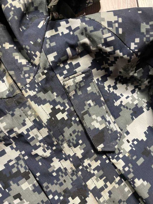 Тактическая Военная ветровка ВВС США US NavyGore Tex Blue Digital Camo