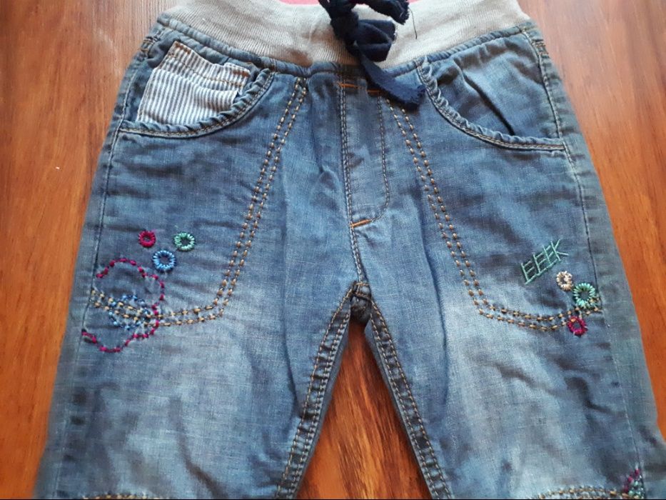 Spodnie jeansowe ocieplane Zara 5-6lat