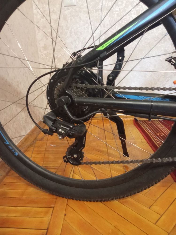 Like.Bike Shark (Matte black/Blue) Электровелосипед