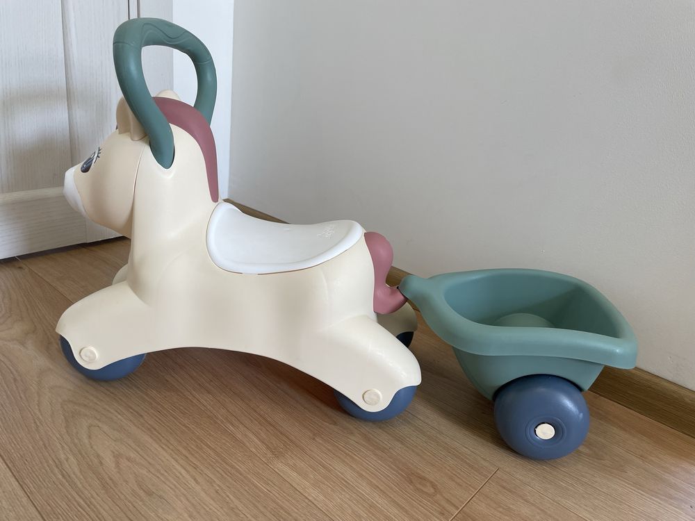 Дитяча каталка від Smoby Little "Поні" з причепом