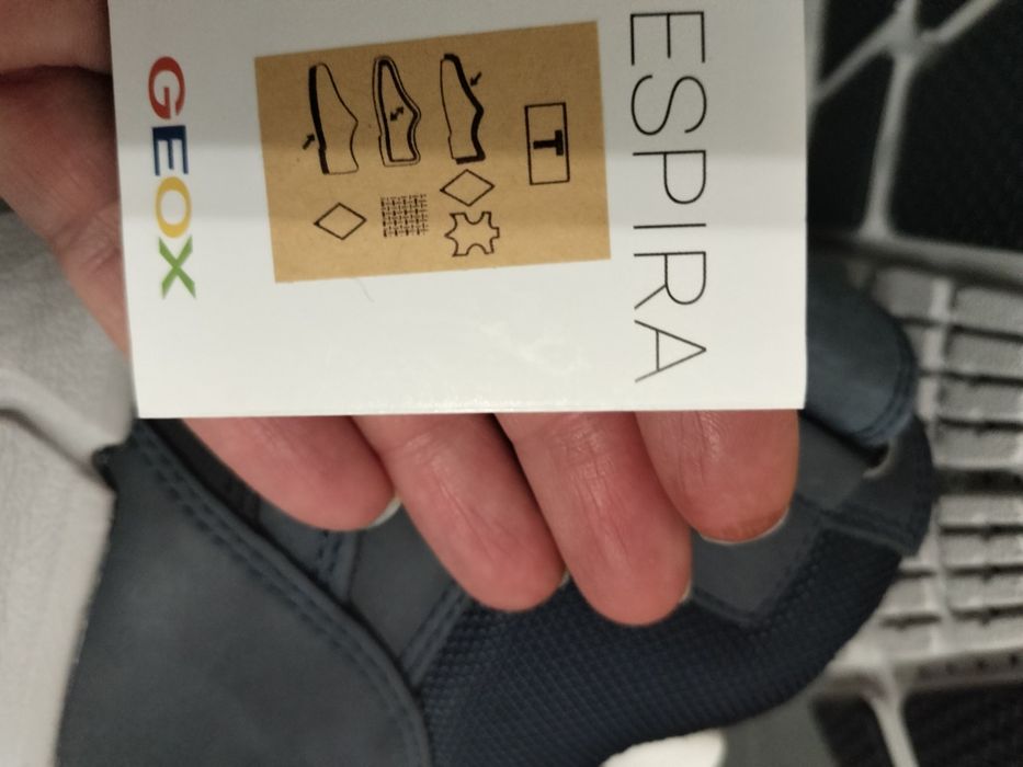 шкіряні  хайтопи  Geox Flexyper 40р