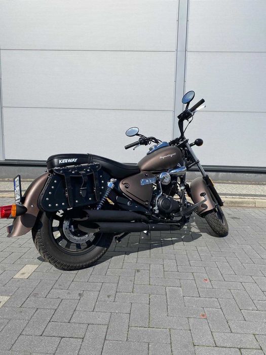 Keeway Superlight 125 sakwy NISKI PRZEBIEG motocykl chopper cruiser