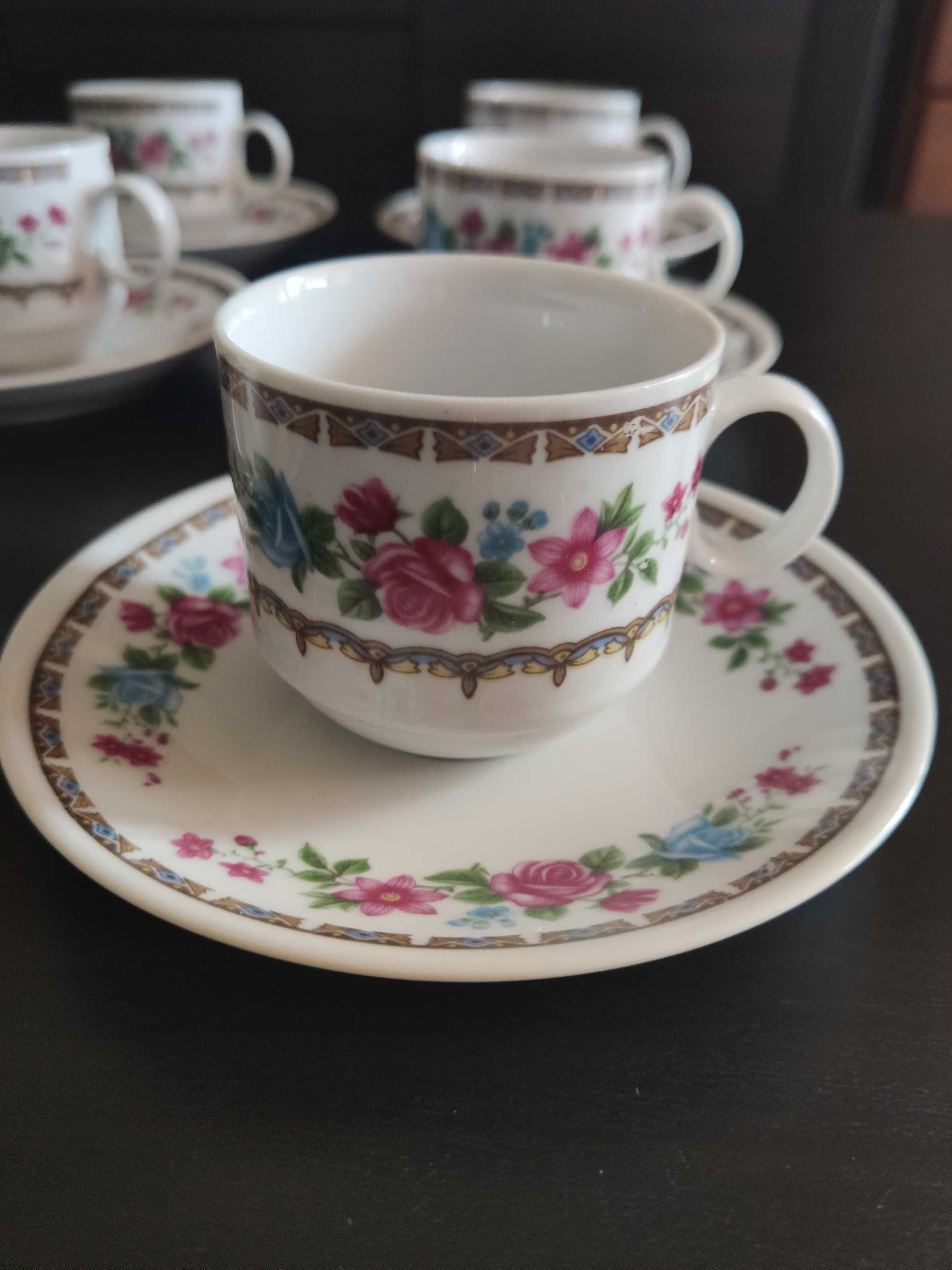 Zestaw Filiżanki espresso chińska porcelana z PRL