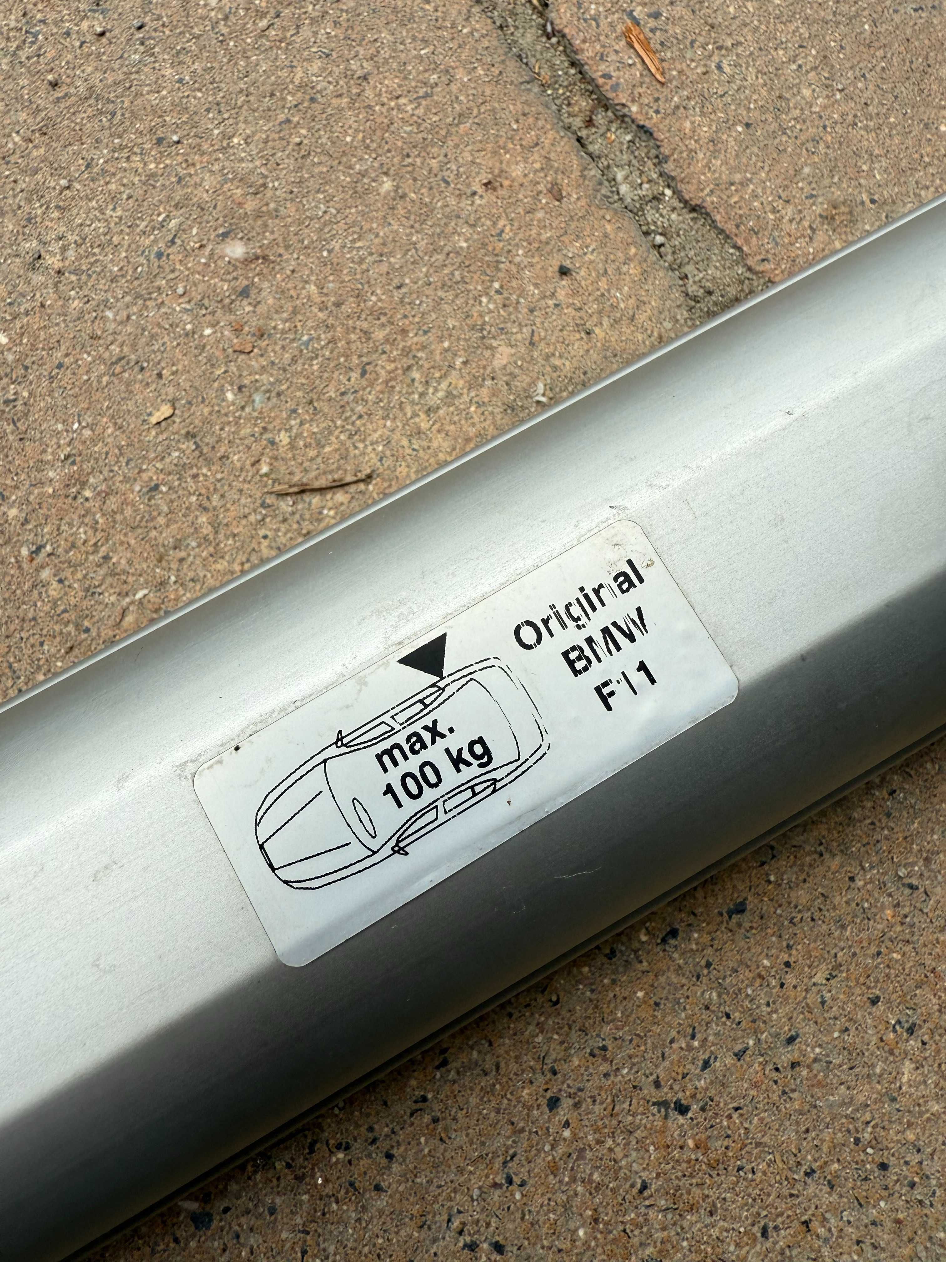 Oryginalny bagażnik do BMW F11, belki, pasuje do wielu aut z relingami
