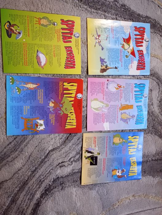 Dinozaury nr. 2,3,5,6,8 zestaw retro magazynów