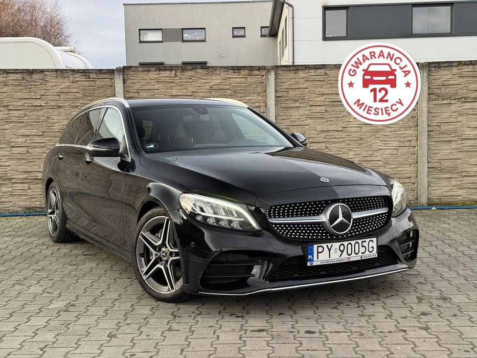 Mercedes-Benz Klasa C Gwarancja 12 msc| AMG line | LED | Automat 9G Tronic | Kamera cofania