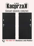 Drzwi KACPRZAK 90x200 Drzwi Zewnętrzne Swing Antracyt