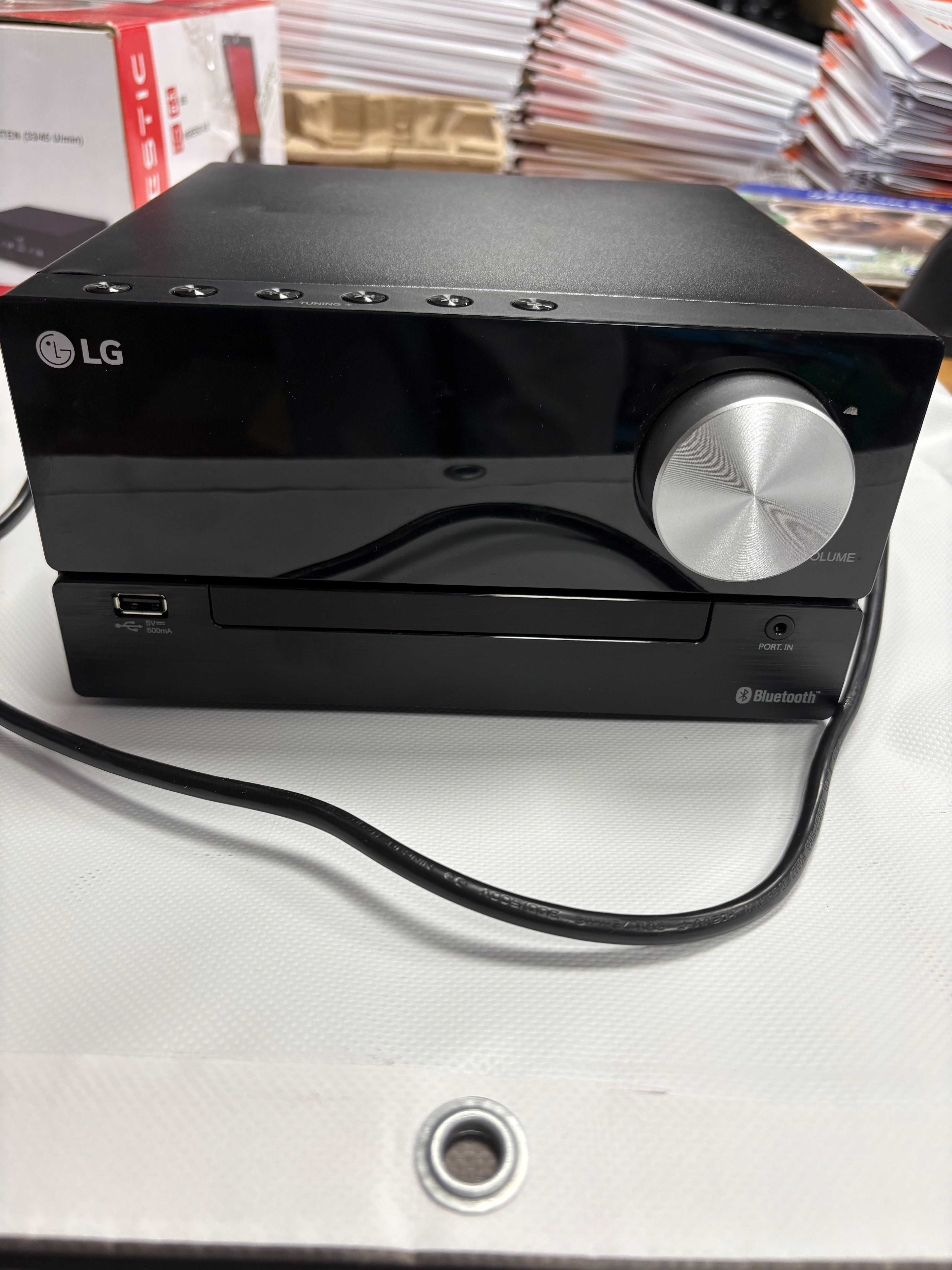 Lg CM2460 Zestaw Stereo, Czarny 100W Uszkodzony