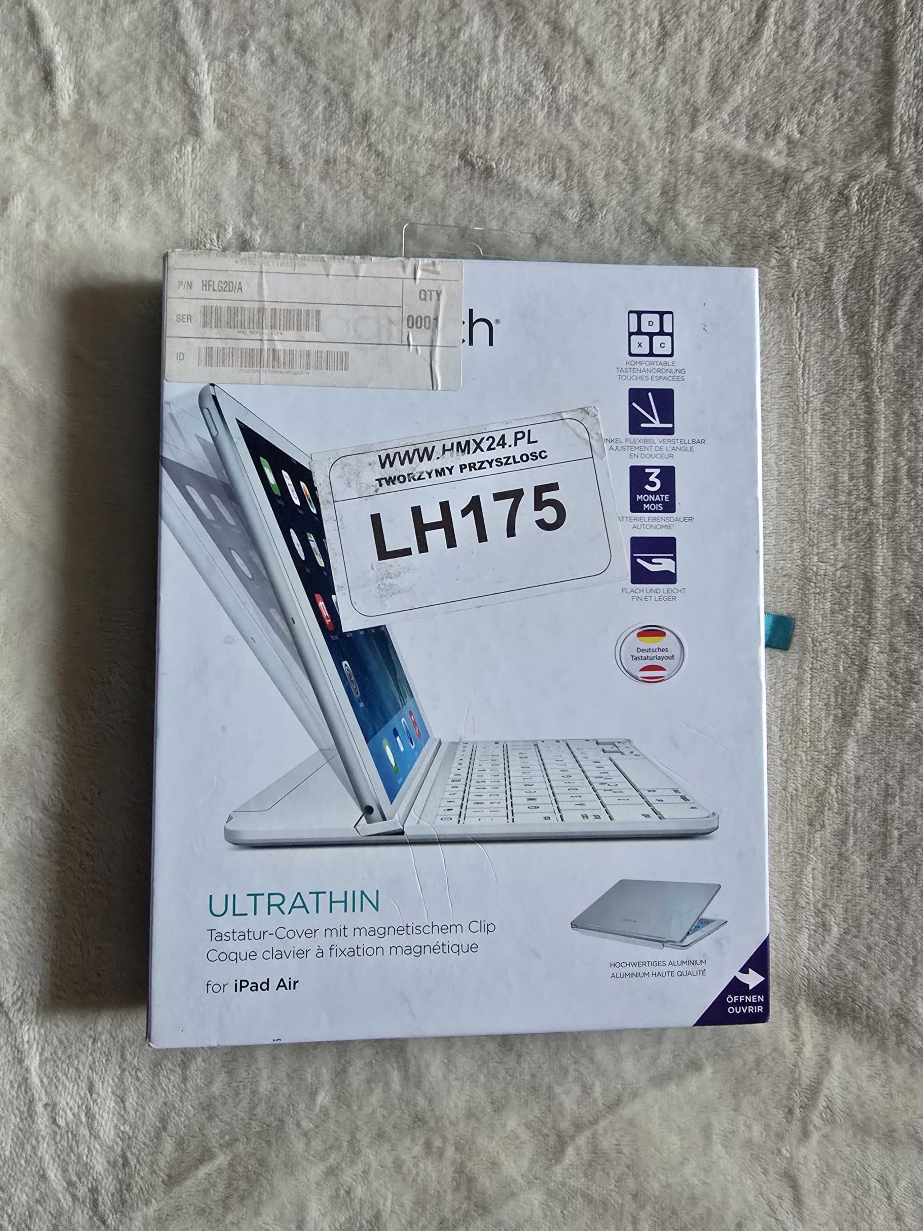 Logitech Ultrathin Klawiatura Pokrowiec dla iPad Air (biała) Bluetooth
