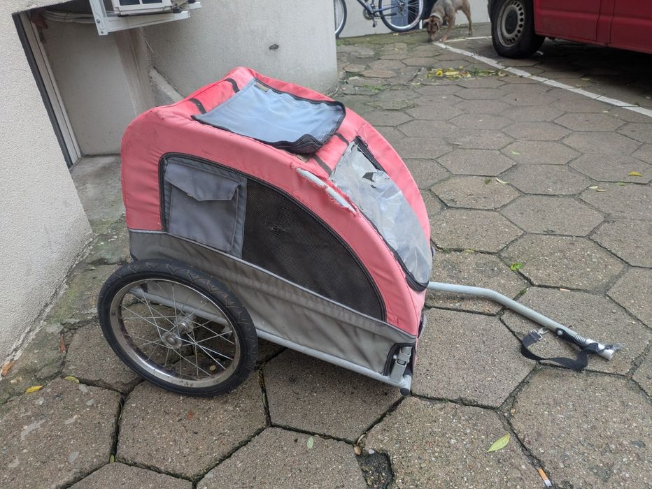 Przyczepka rowerowa dla psa riksza wozek