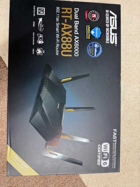 Router Gaming Asus RT-AX88U Pro WiFi 6 Dual Band AX6000 AiMesh