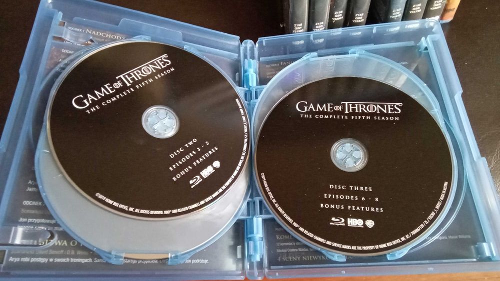 gra o tron kolekcja blue ray