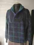 Męski Francuski sweter wełna wool wełniany r.M vintage