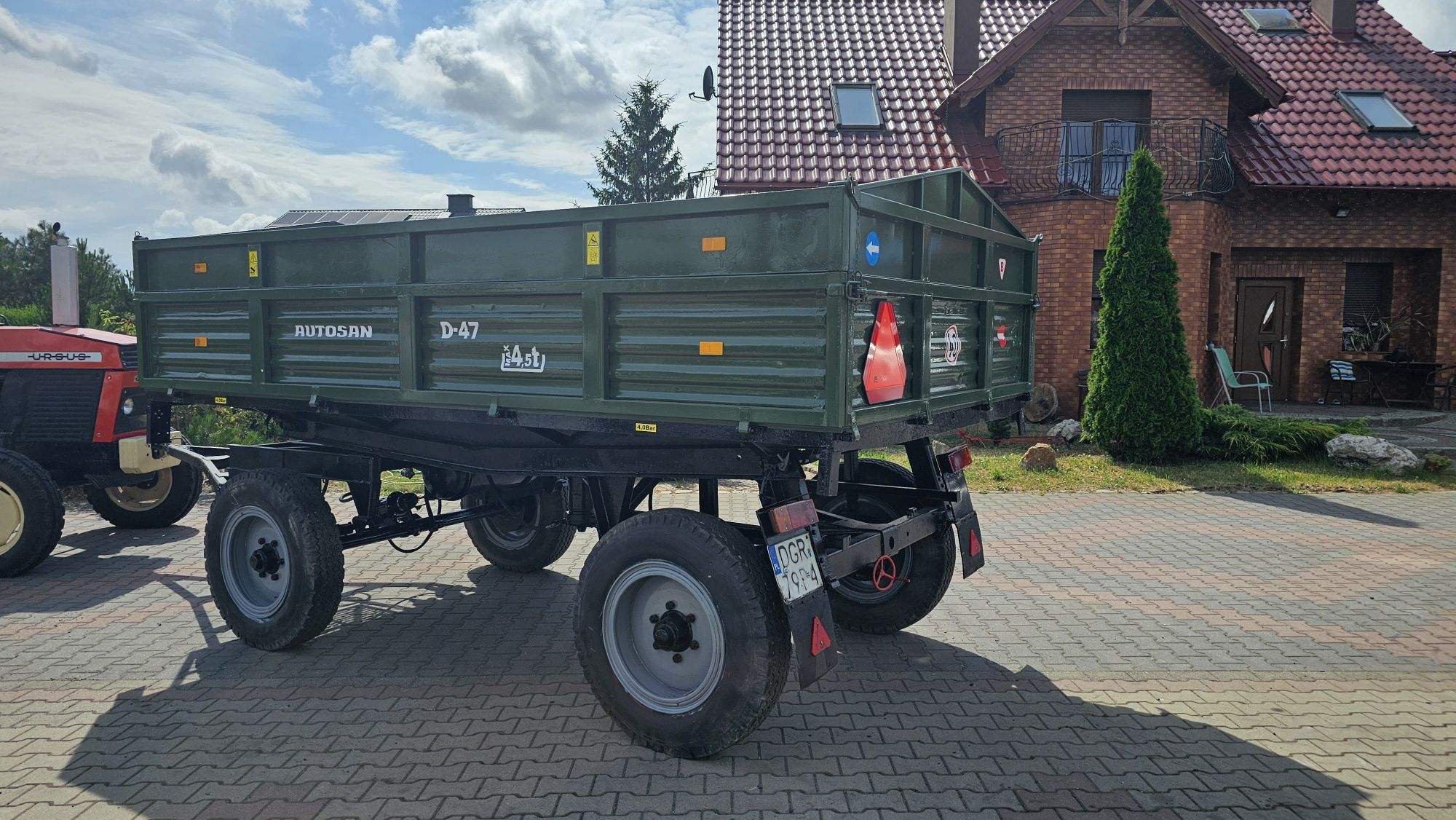Przyczepa Autosan D-47B wywrotka