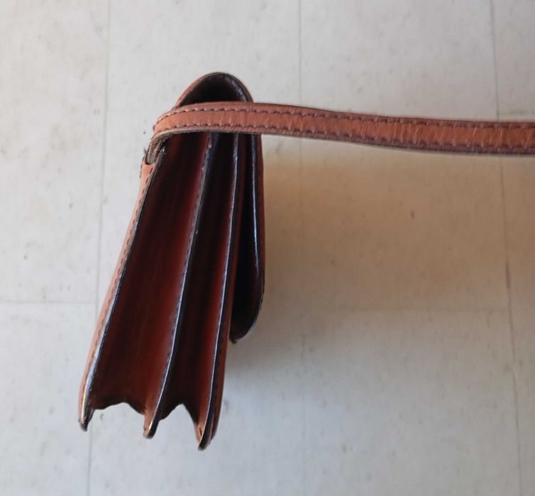 Bolsa de mão de pele