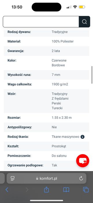 Dywan shiraz komfort