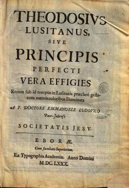D. Teodósio de Bragança, 1º Príncipe do Brasil, gravura aberta em 1679