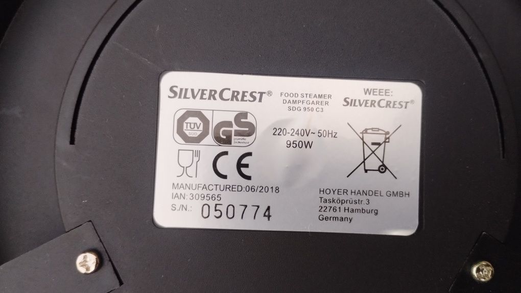Parowar silbercrest lidl nowy nieużyway
