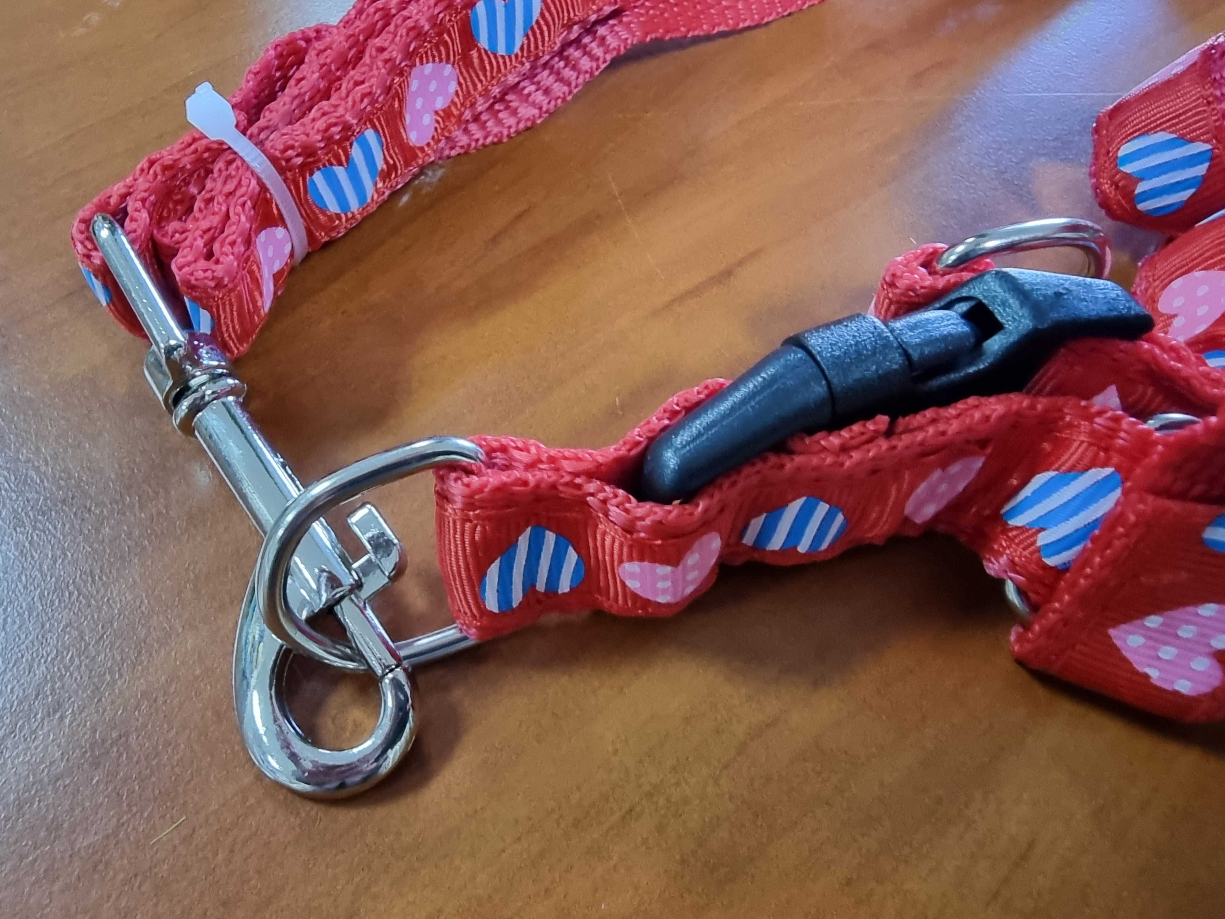 Smycz z szelkami smycze szelki dla pas kota królika uniwersalne