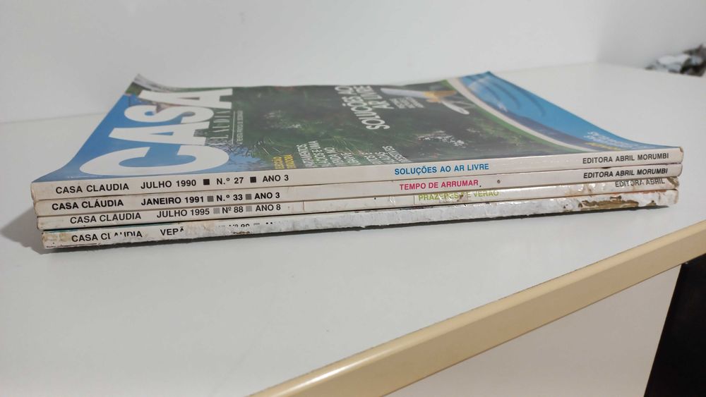 4 Revistas Casa Cláudia - Anos 90