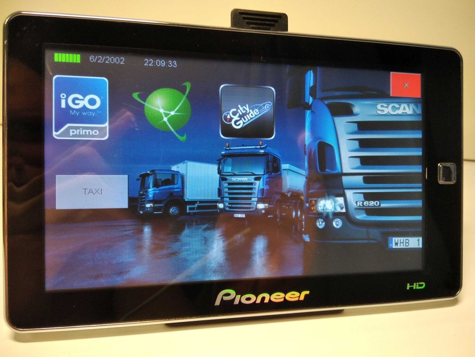 Грузовий навігатор Pioneer з картами IGO Європа, Азія, Україна 2025р.
