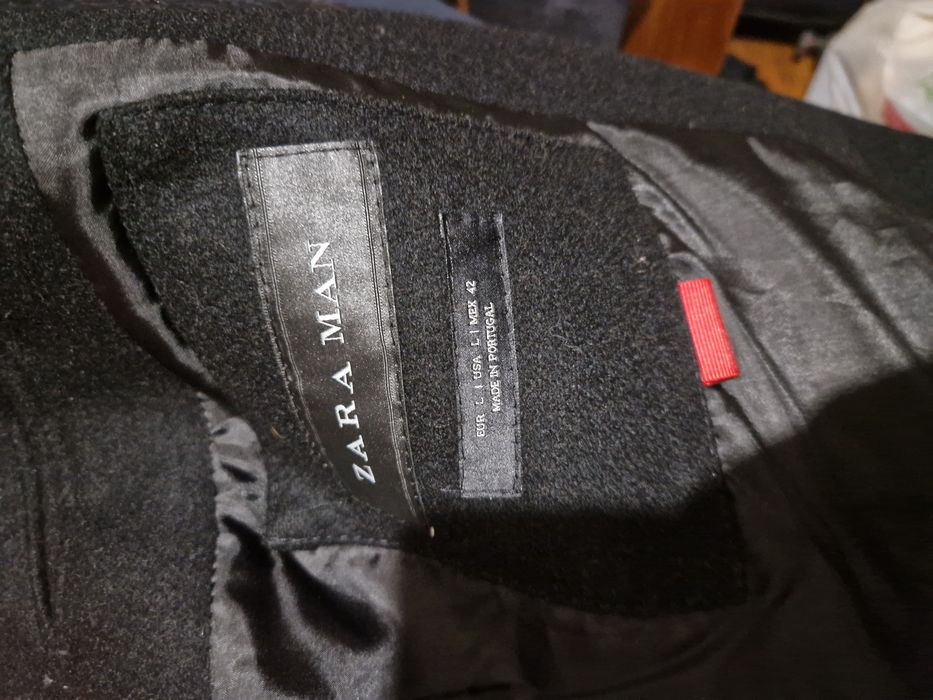 Пальто чоловіче Zara (вовна)