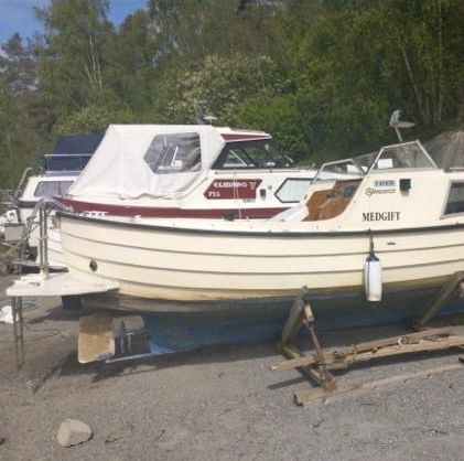 Łodź motorowa Houseboat Sjømann 670x 220cm silnik 15 koni