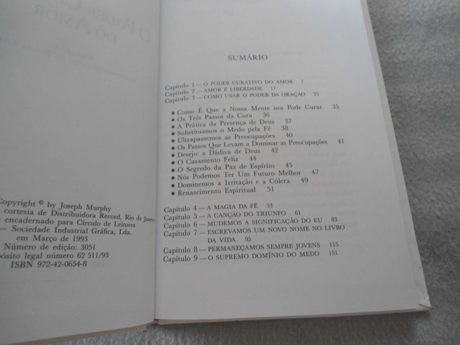 O Poder Curativo do Amor por Joseph Murphy