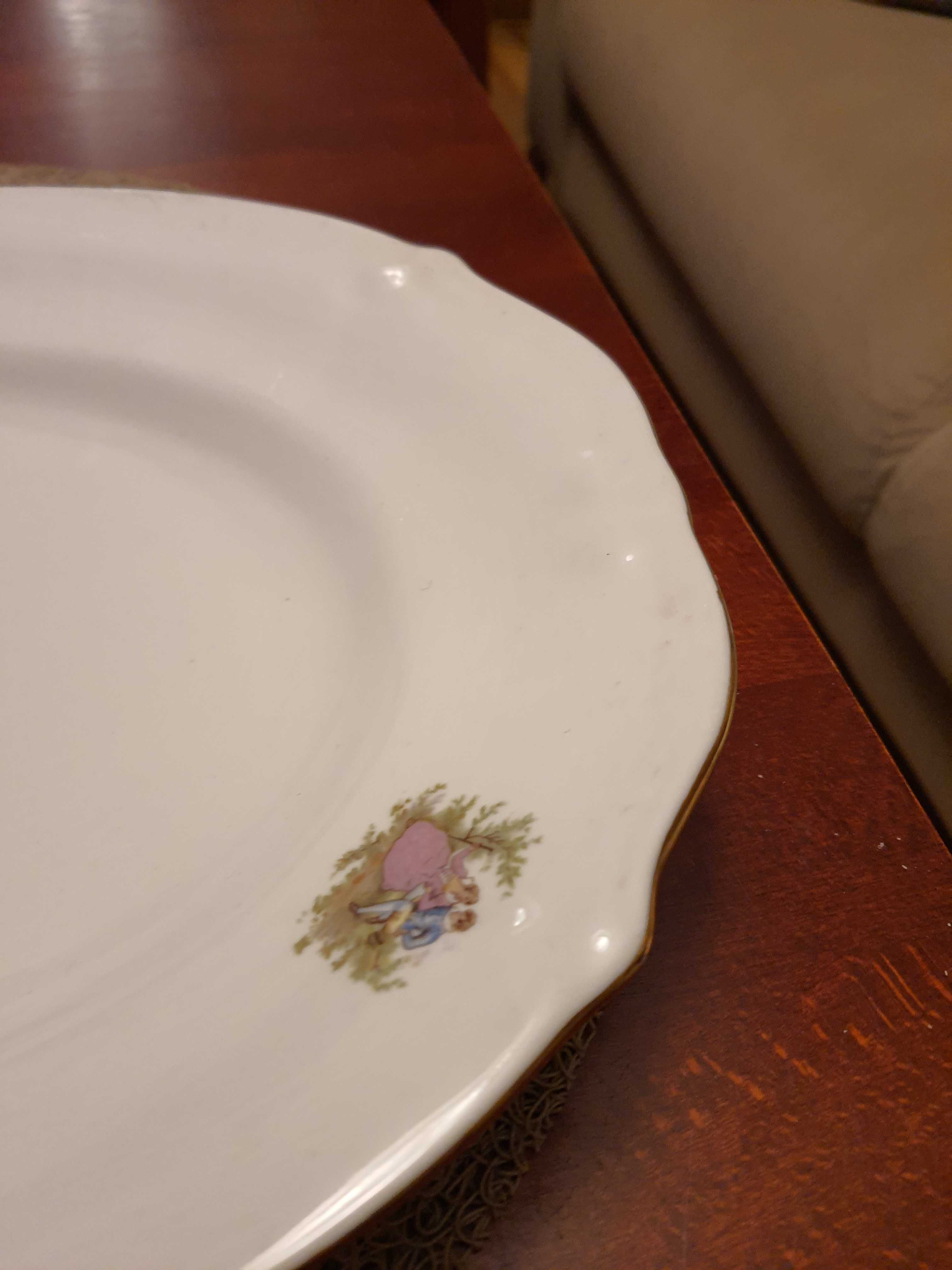 Patera owalna Chodzież - vintage wzór Miłość Wiedeńska