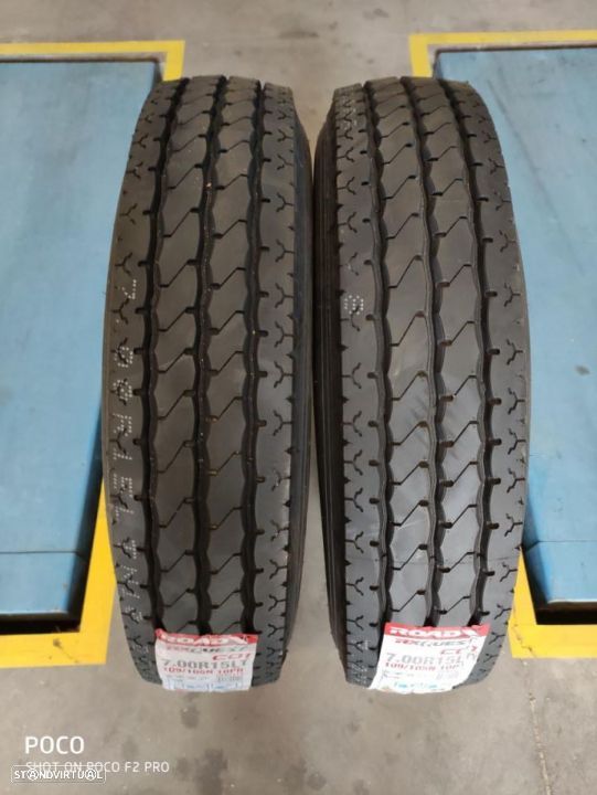 2 pneus 7.00/15 - roadex - oferta dos portes