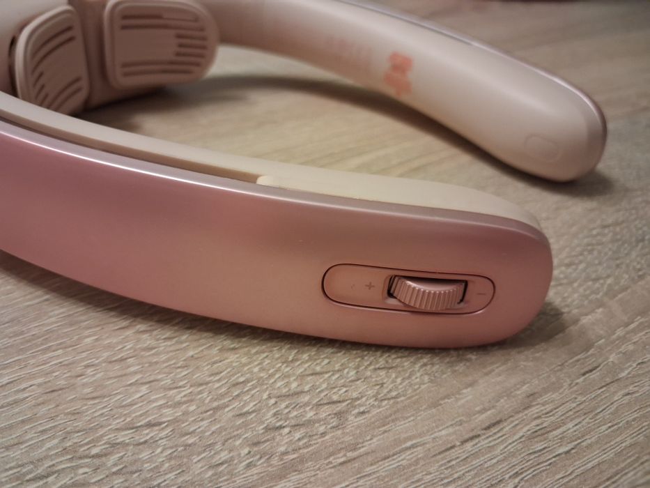 Wentylator Na Szyję JISULIFE Bezłopatkowy LED 100 Biegów USB 5000mAh C